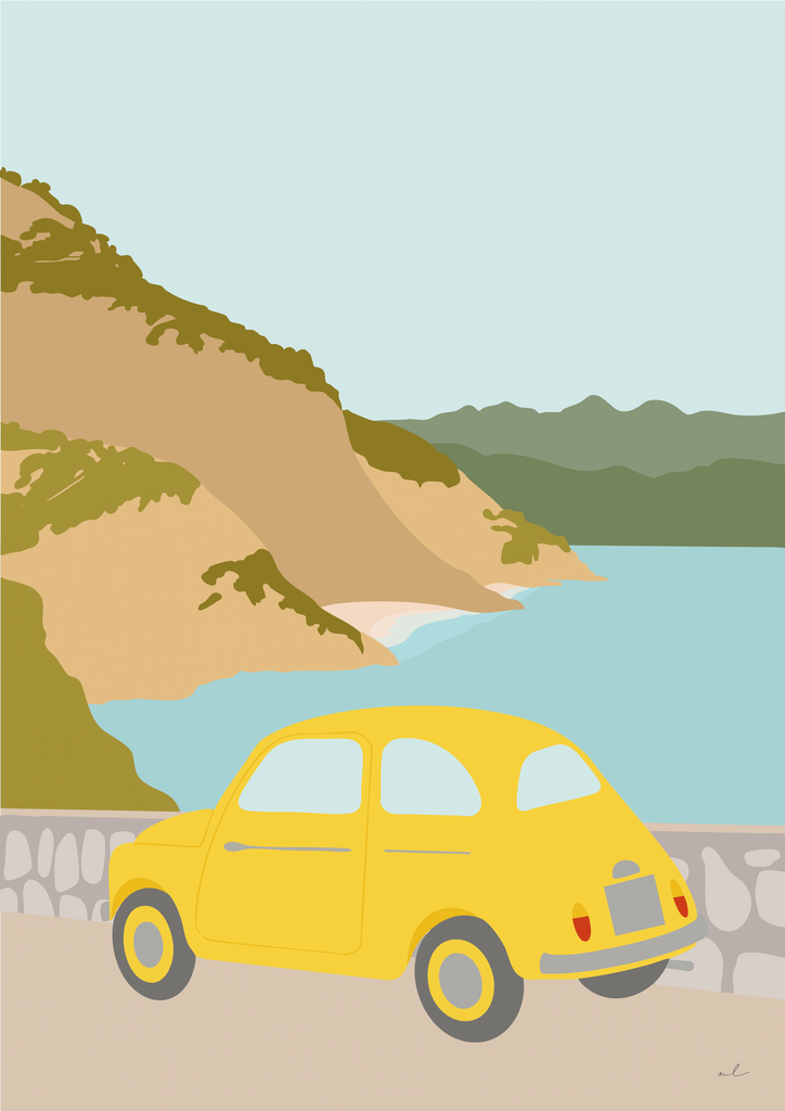 Poster Côte d'Amalfi