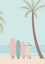 Poster Planches de surf